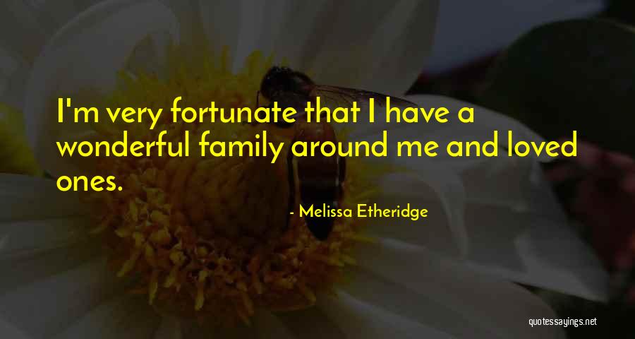 Family And Loved Ones Quotes By Melissa Etheridge