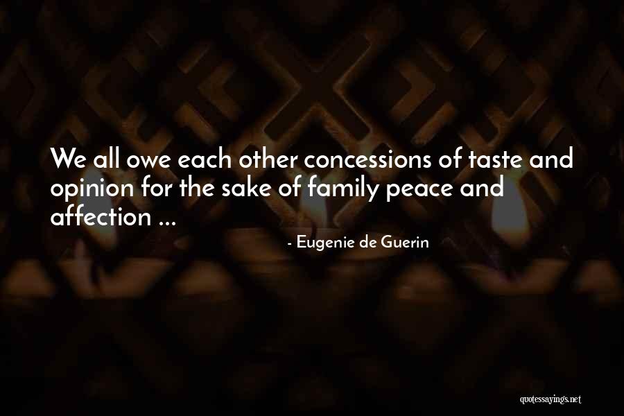 Family And Peace Quotes By Eugenie De Guerin Family And Peace Quotes By Eugenie De Guerin
