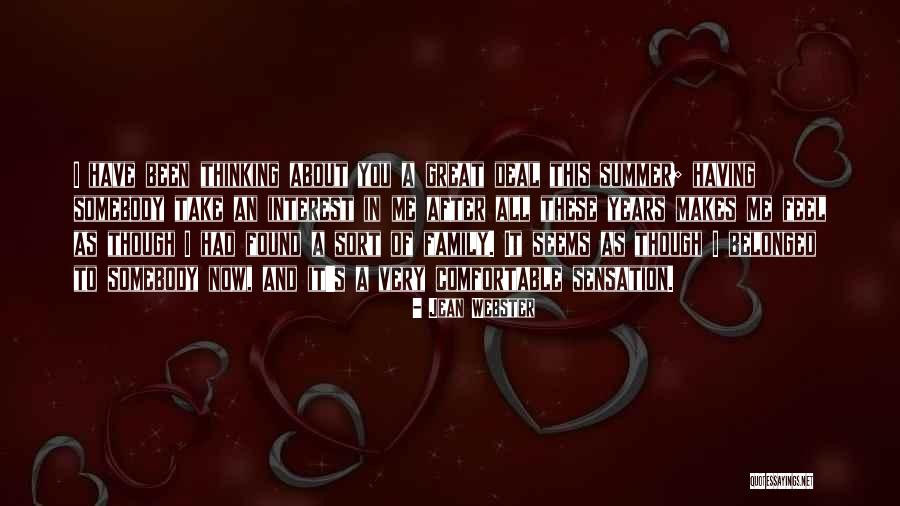 Family And Summer Quotes By Jean Webster Family And Summer Quotes By Jean Webster