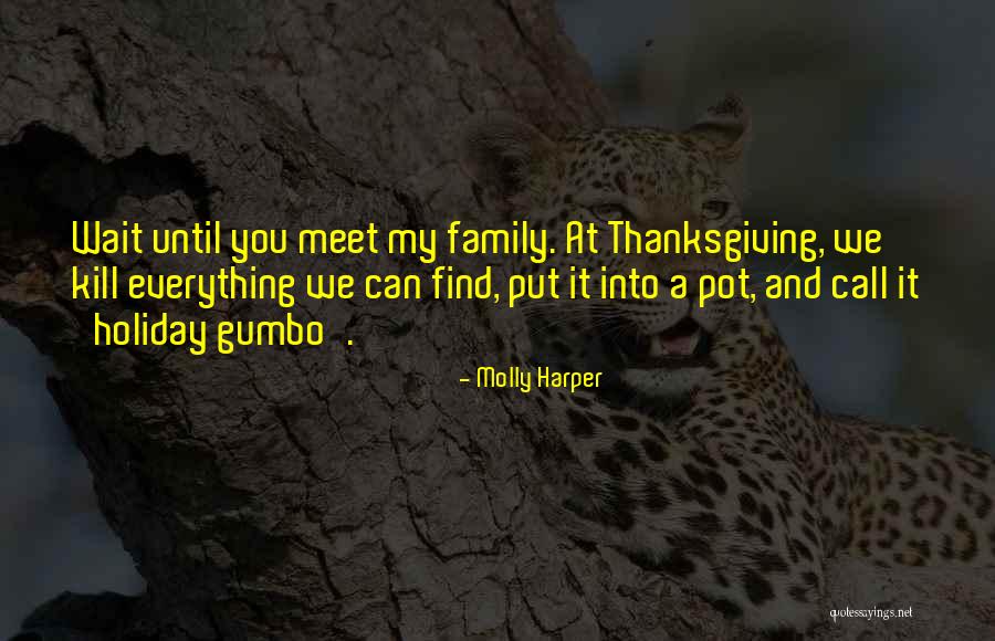 Family And Thanksgiving Quotes By Molly Harper