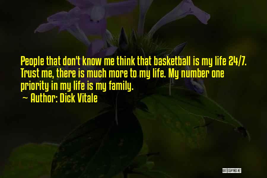 Family As Priority Quotes By Dick Vitale