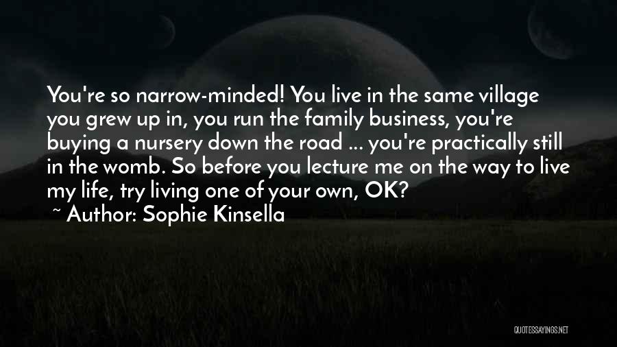 Family Before Business Quotes By Sophie Kinsella