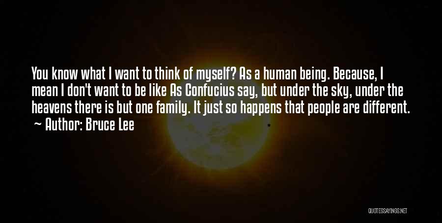 Family Being Mean To You Quotes By Bruce Lee