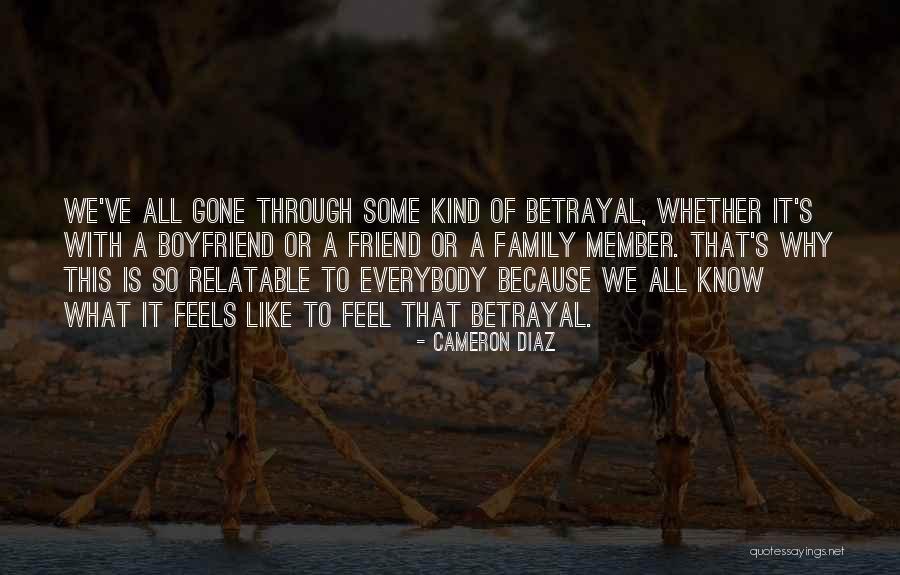 Family Betrayal Quotes By Cameron Diaz Family Betrayal Quotes By Cameron Diaz