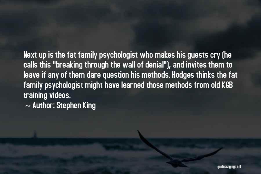 Family Breaking Up Quotes By Stephen King