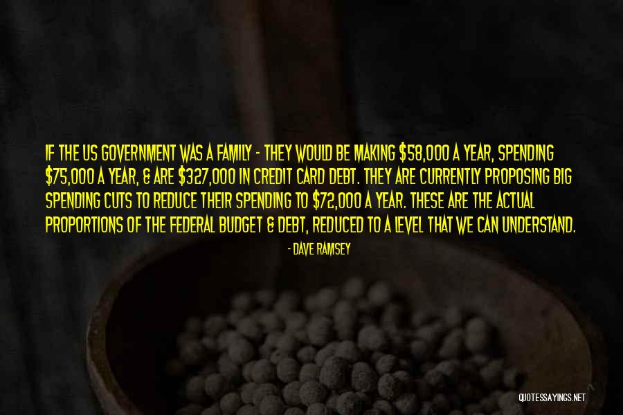 Family Budget Quotes By Dave Ramsey