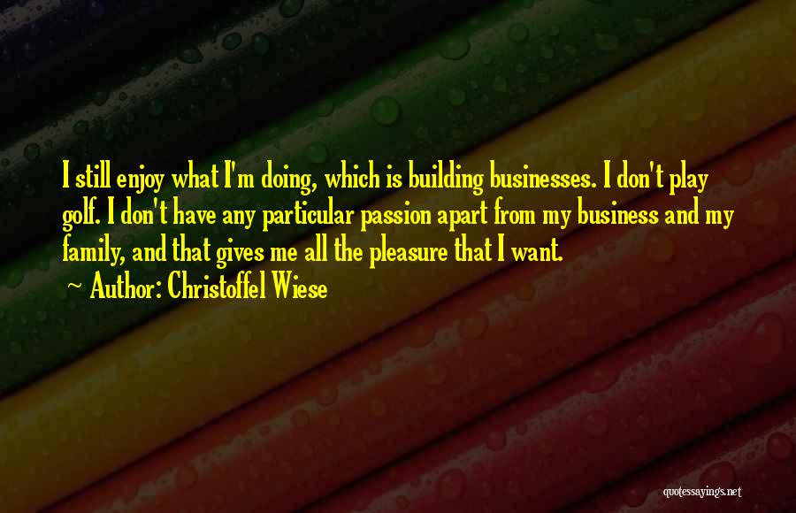Family Businesses Quotes By Christoffel Wiese