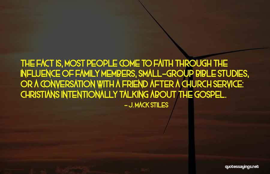 Family Conversation Quotes By J. Mack Stiles Family Conversation Quotes By J. Mack Stiles