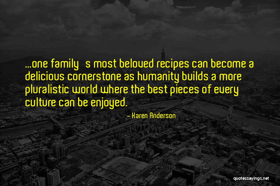 Family Cookbooks Quotes By Karen Anderson