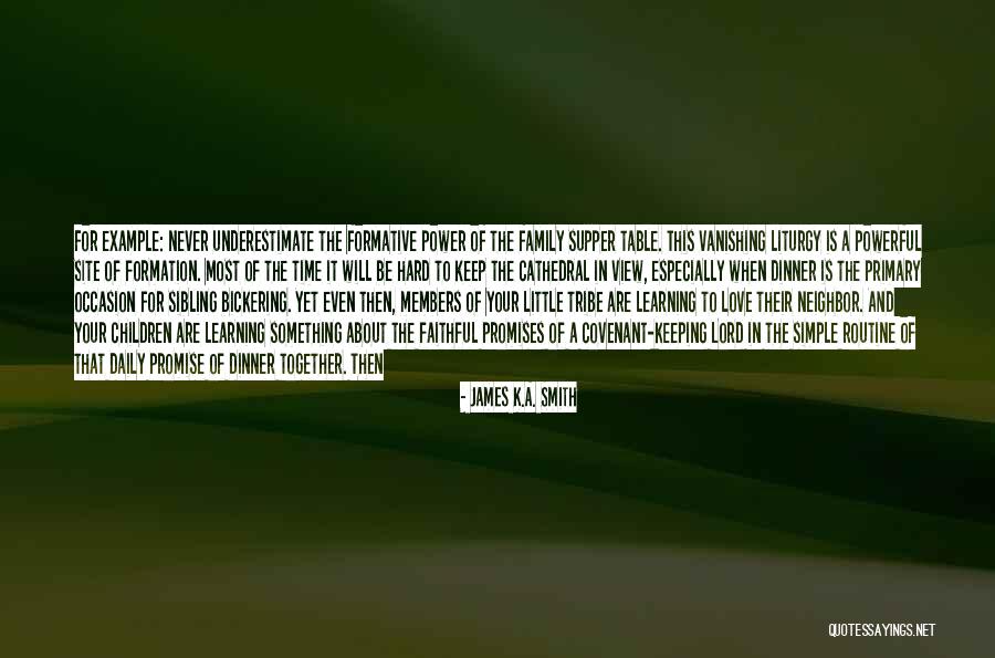 Family Daily Quotes By James K.A. Smith