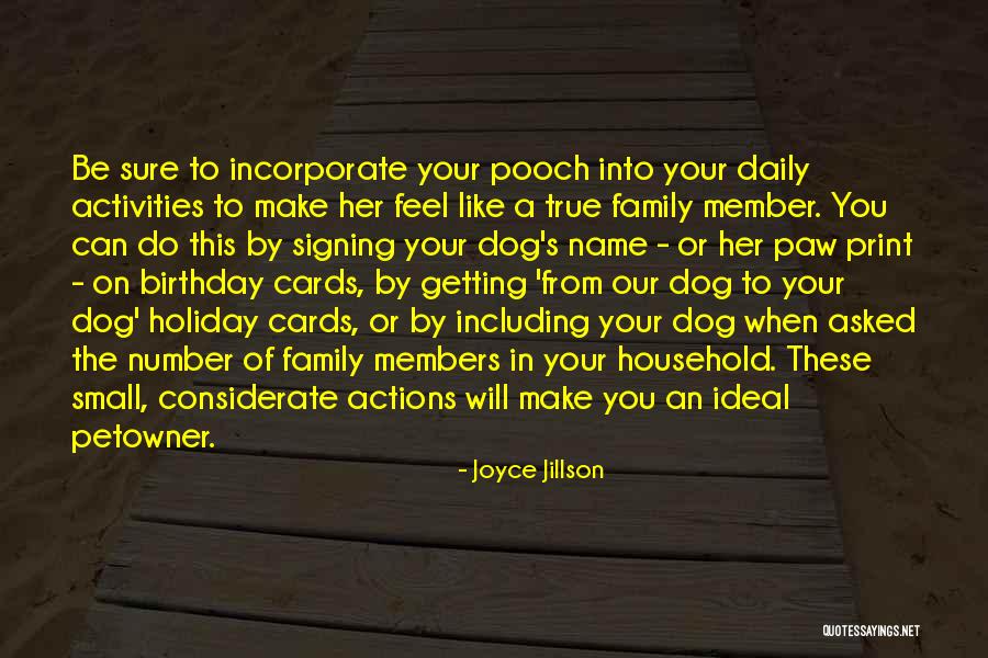 Family Daily Quotes By Joyce Jillson