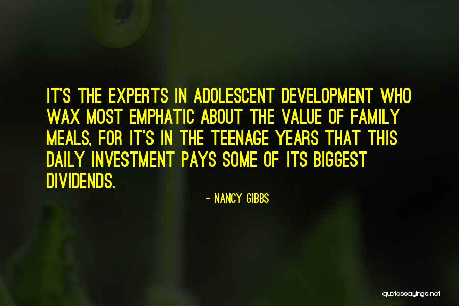 Family Daily Quotes By Nancy Gibbs