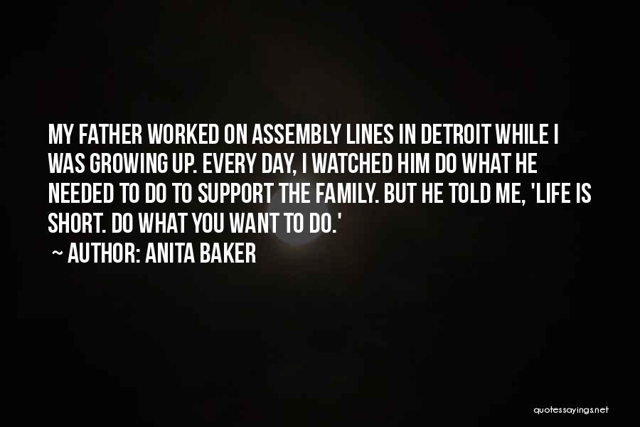Family Day Short Quotes By Anita Baker