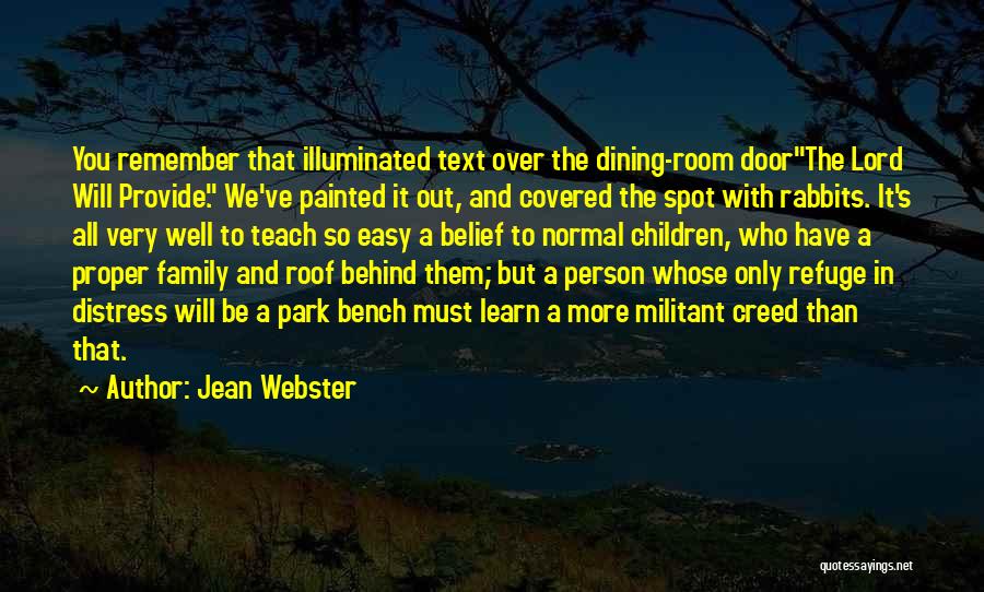 Family Dining Quotes By Jean Webster