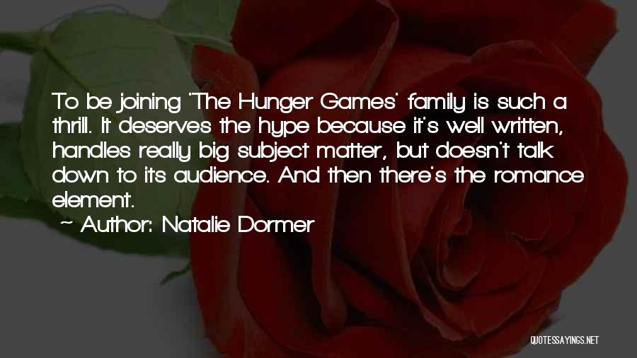 Family Doesn't Matter Quotes By Natalie Dormer