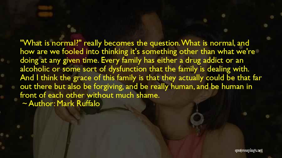 Family Dysfunction Quotes By Mark Ruffalo