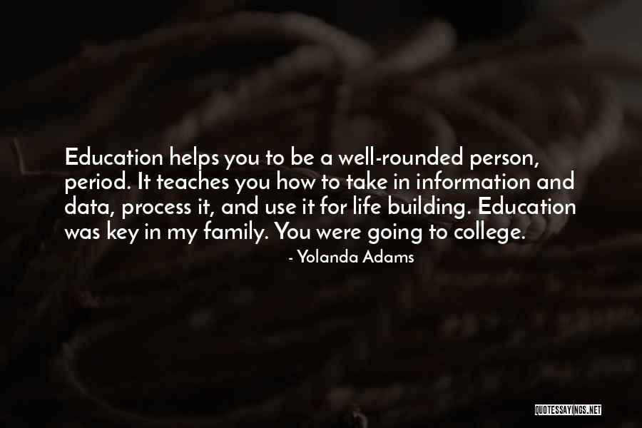 Family Education Quotes By Yolanda Adams Family Education Quotes By Yolanda Adams