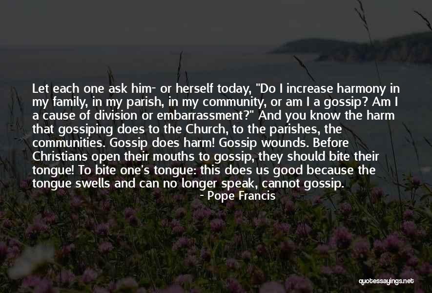 Family Embarrassment Quotes By Pope Francis Family Embarrassment Quotes By Pope Francis