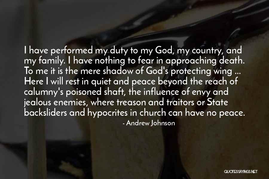 Family Enemies Quotes By Andrew Johnson Family Enemies Quotes By Andrew Johnson
