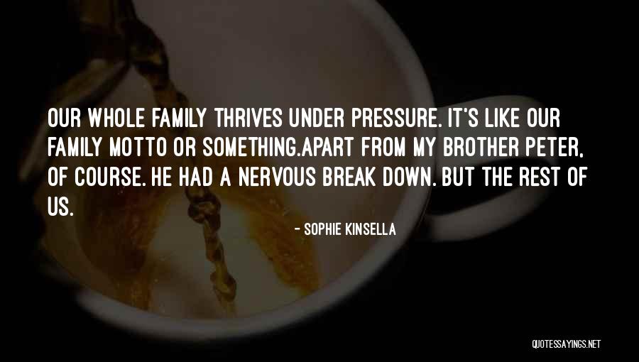 Family Far Apart Quotes By Sophie Kinsella Family Far Apart Quotes By Sophie Kinsella