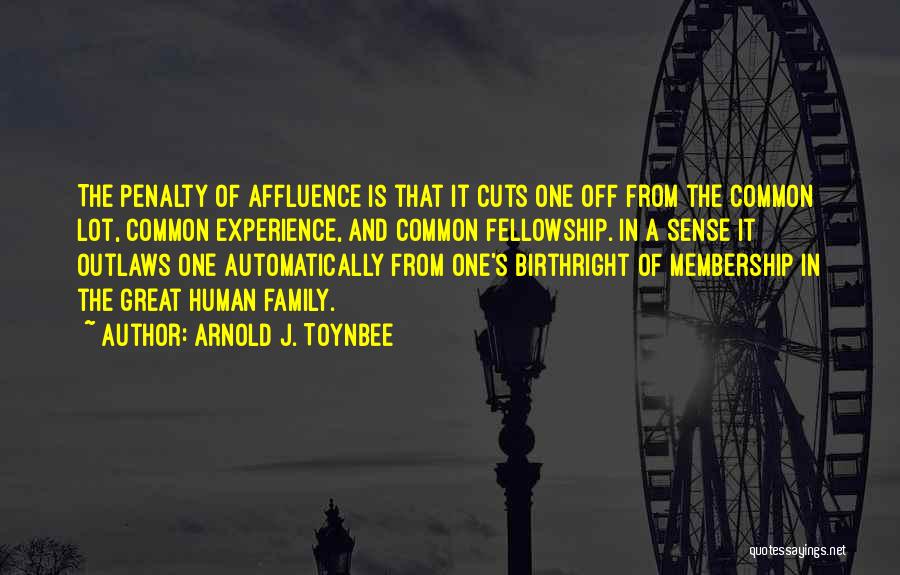 Family Fellowship Quotes By Arnold J. Toynbee