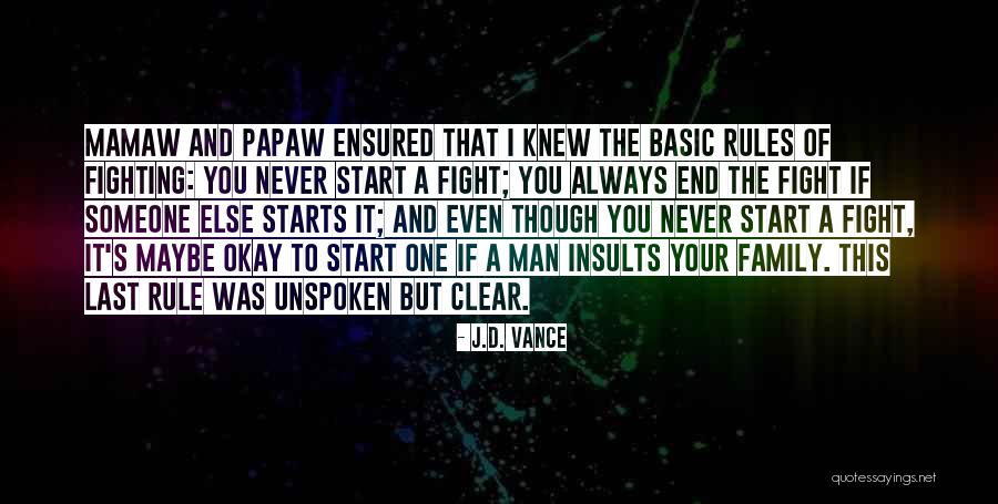 Family Fighting Quotes By J.D. Vance Family Fighting Quotes By J.D. Vance