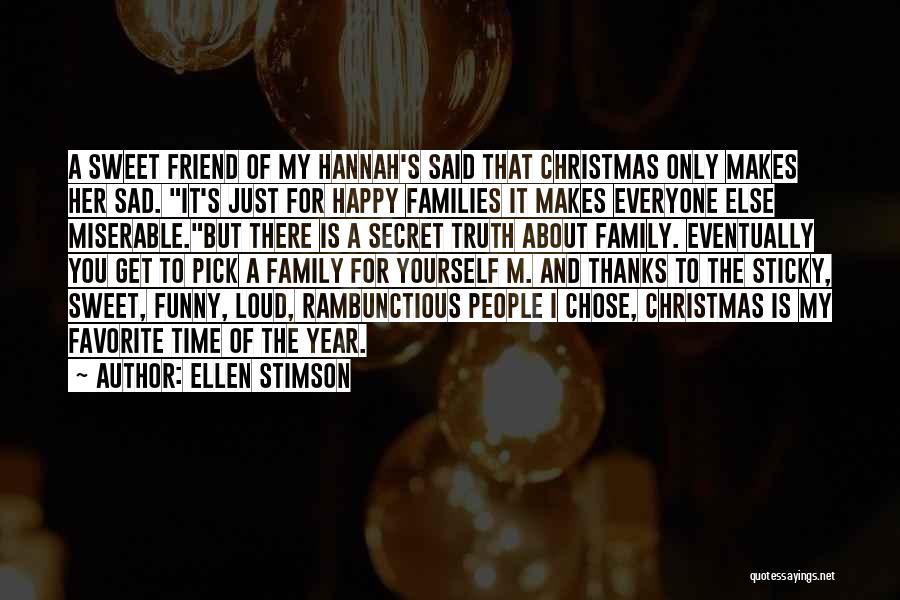 Family For Christmas Quotes By Ellen Stimson