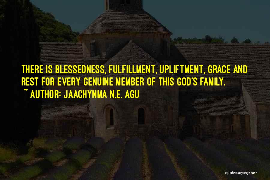 Family Fulfillment Quotes By Jaachynma N.E. Agu