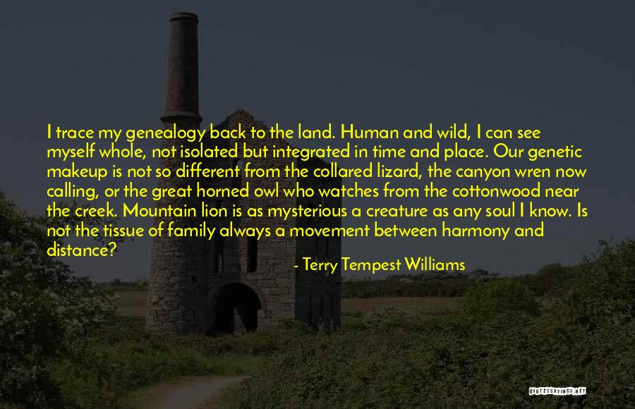 Family Genealogy Quotes By Terry Tempest Williams