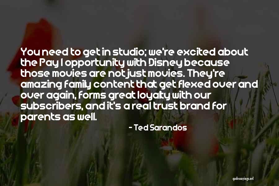 Family Get Well Quotes By Ted Sarandos