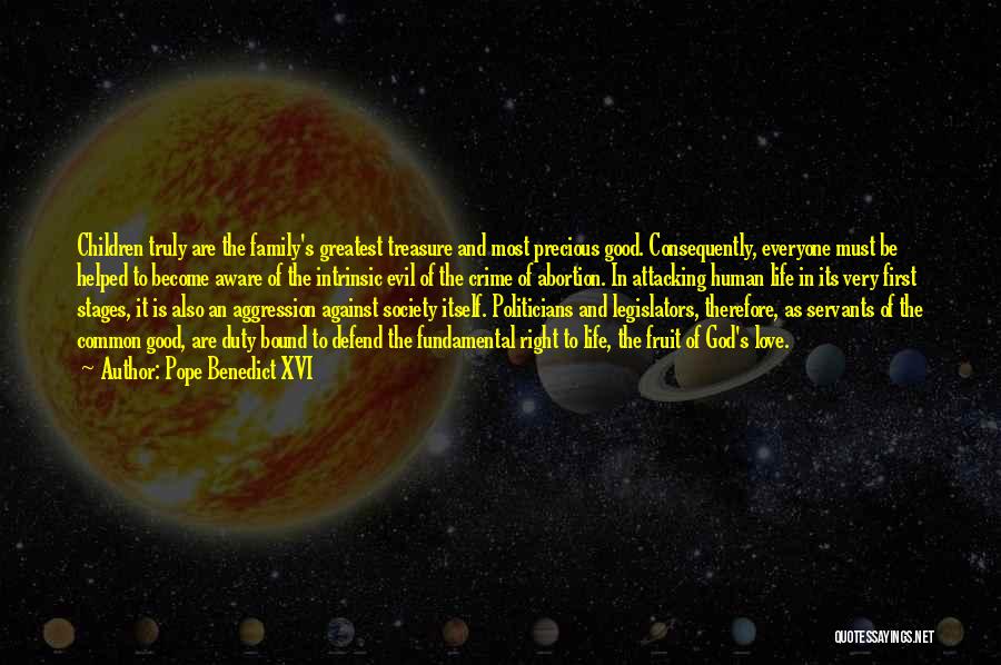 Family God And Love Quotes By Pope Benedict XVI Family God And Love Quotes By Pope Benedict XVI