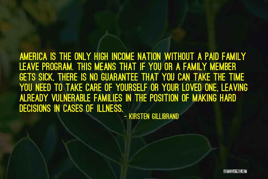 Family Hard Time Quotes By Kirsten Gillibrand