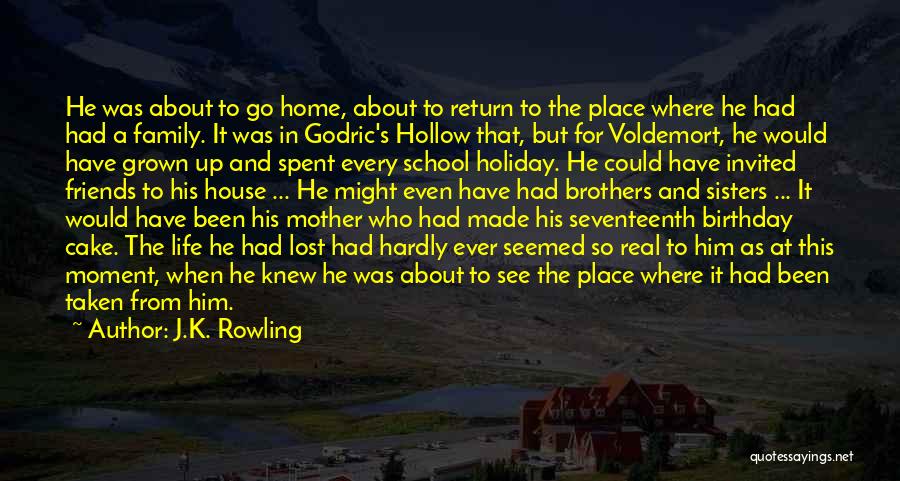 Family Holiday Quotes By J.K. Rowling