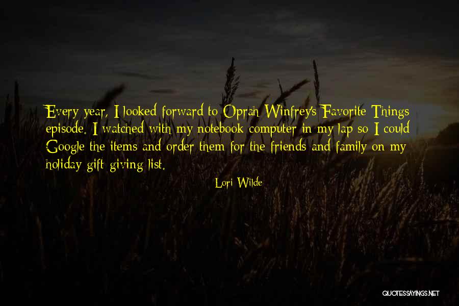 Family Holiday Quotes By Lori Wilde