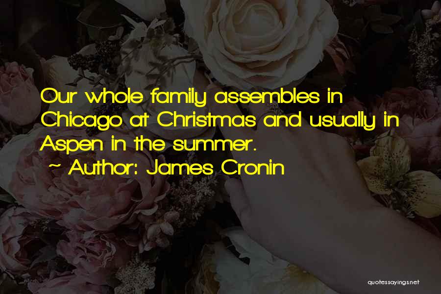 Family In Christmas Quotes By James Cronin