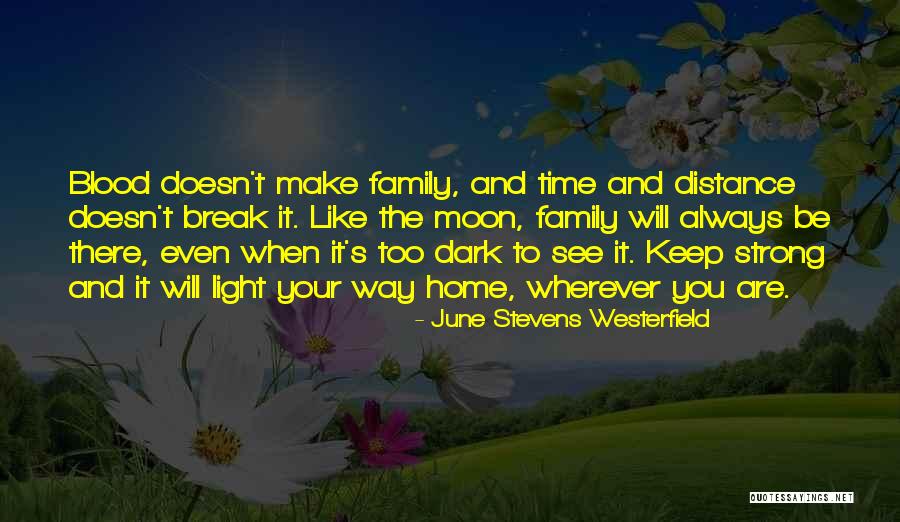 Family Is Always Blood Quotes By June Stevens Westerfield Family Is Always Blood Quotes By June Stevens Westerfield