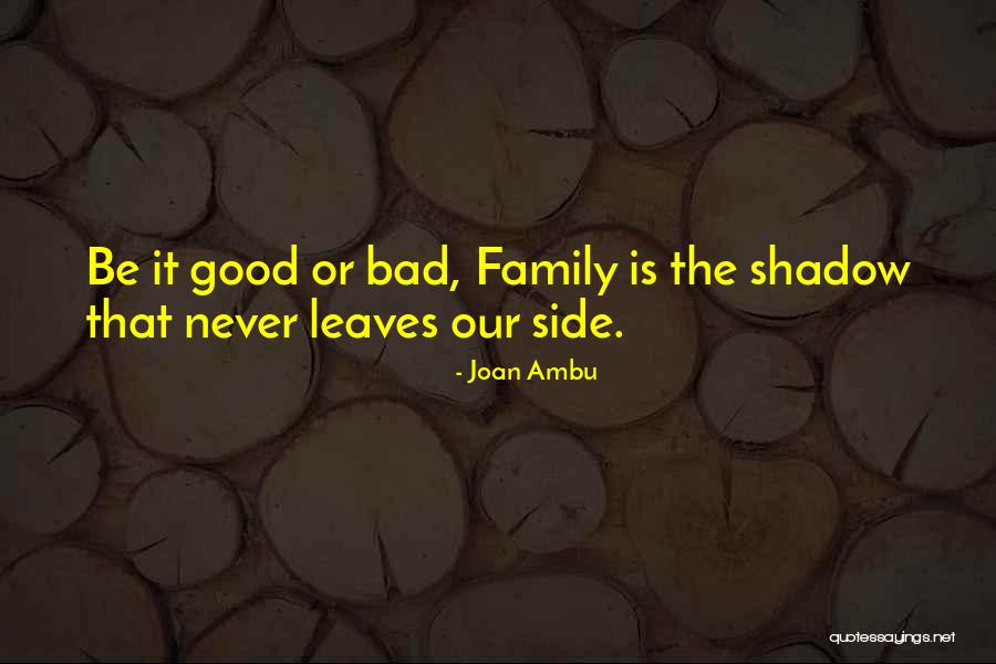 Family Is Bad Quotes By Joan Ambu