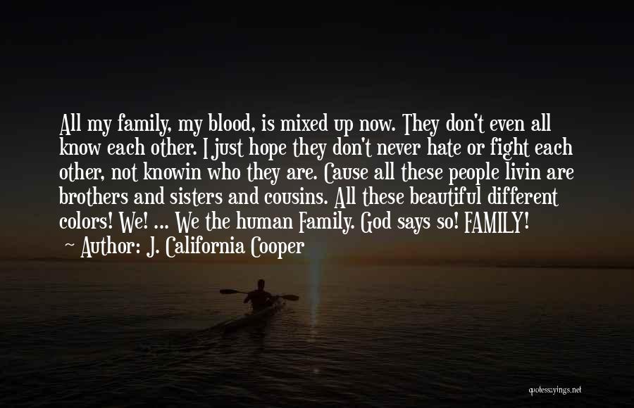 Family Is Beautiful Quotes By J. California Cooper