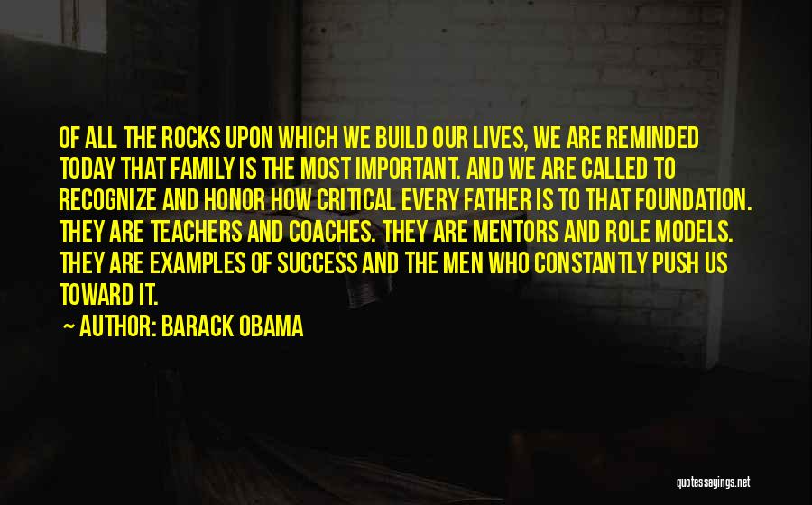 Family Is Important Quotes By Barack Obama