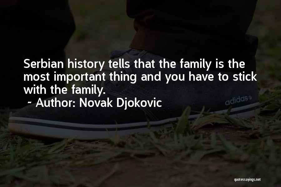 Family Is Important Quotes By Novak Djokovic