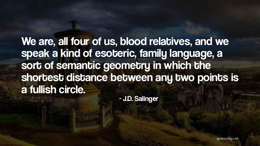 Family Is Just Blood Quotes By J.D. Salinger