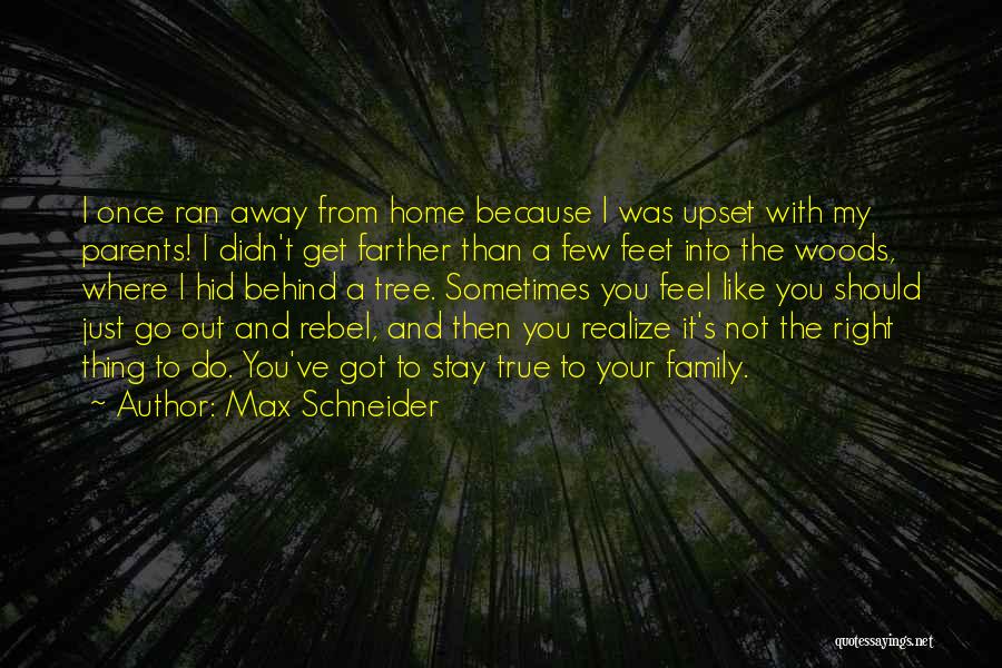 Family Is Like A Tree Quotes By Max Schneider