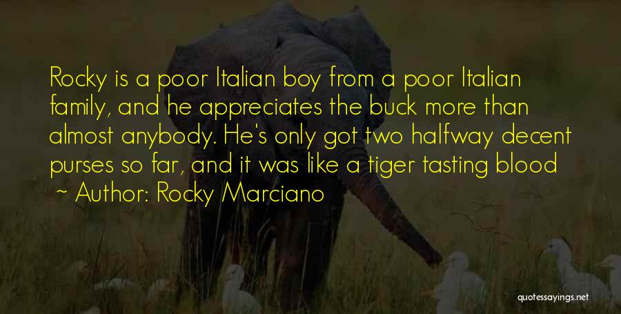 Family Is More Than Blood Quotes By Rocky Marciano