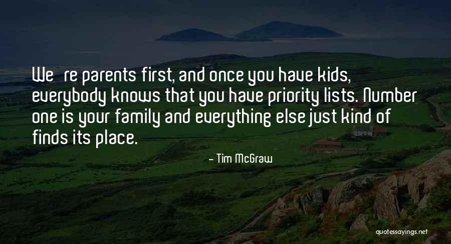 Family Is My Priority Quotes By Tim McGraw Family Is My Priority Quotes By Tim McGraw