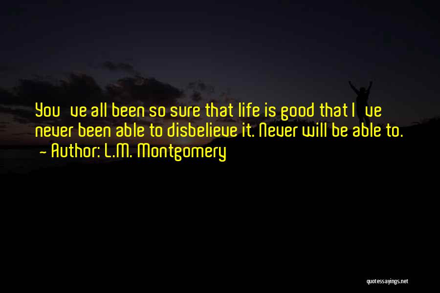 Family L Quotes By L.M. Montgomery