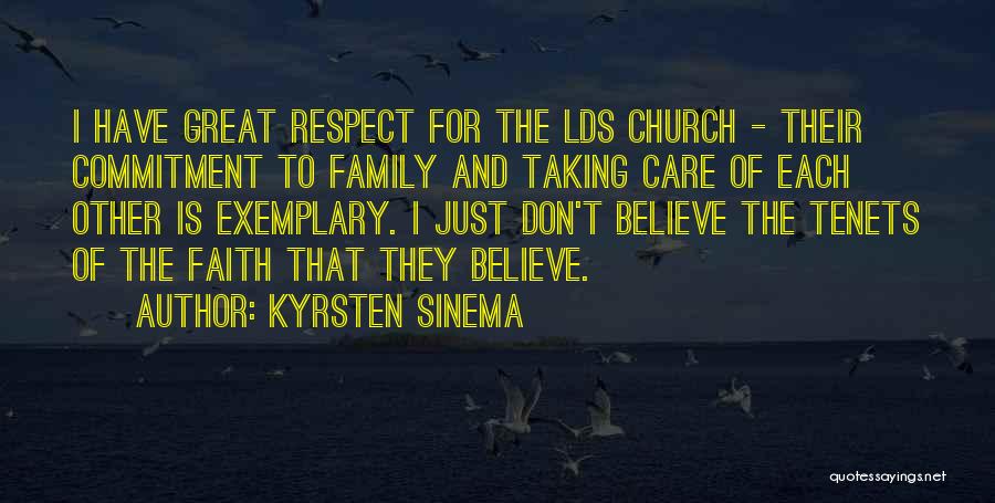 Family Lds Quotes By Kyrsten Sinema