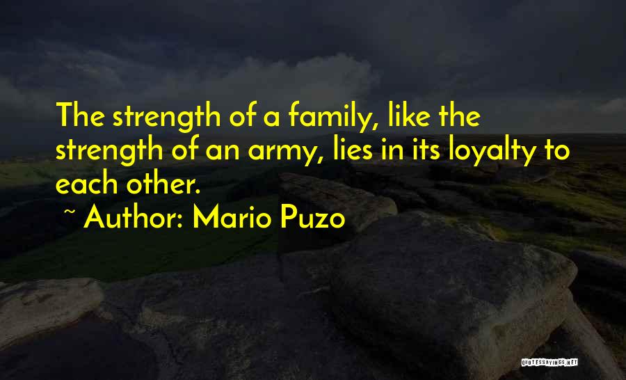 Family Lies Quotes By Mario Puzo