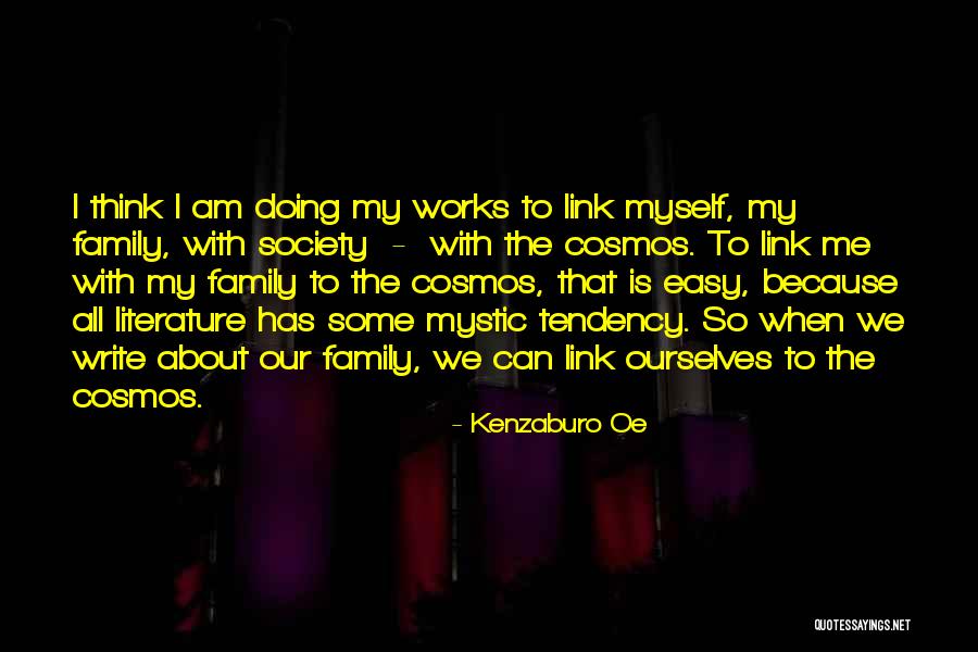 Family Literature Quotes By Kenzaburo Oe