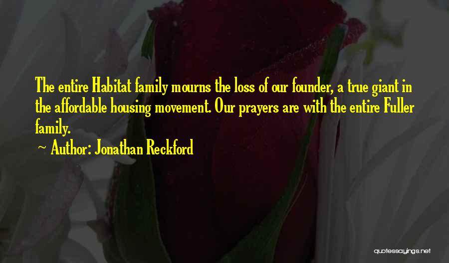 Family Loss Quotes By Jonathan Reckford