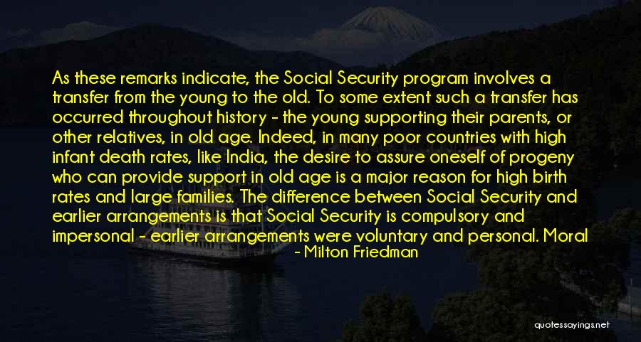 Family Love And Support Quotes By Milton Friedman